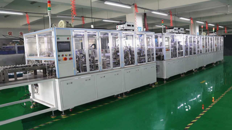 接觸器自動化生產裝配線 時間2022年 用戶:浙江統領電子